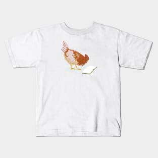 Chicken Reading Kids T-Shirt